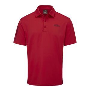Oscar Jacobson Mens Bullock Tour Polo Shirt / Ruby